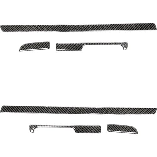 For-Scirocco R Accessories 2009-2016 Carbon Fiber Interior Car Dashboard Decoration Strip