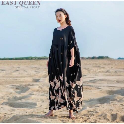 Japanese dress kimono modern Boho chic mexican hippie dress women ethnic style dress clothing bohemian dress DD1175