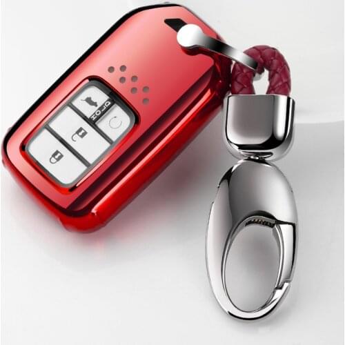 High quality Full Cover Soft TPU Car Key protect Case Shell For Honda 2016 2017 CRV Pilot Accord Civic Fit Freed Car Accessorise