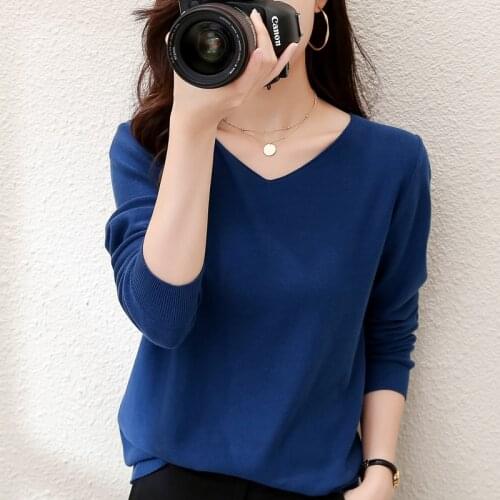 Summer Womens Sweaters Thin Casual Half Sleeve V-Neck Female Pullover 100% Cotton Knitted Tops Cool Clothes Tees Jumper T-Shitr