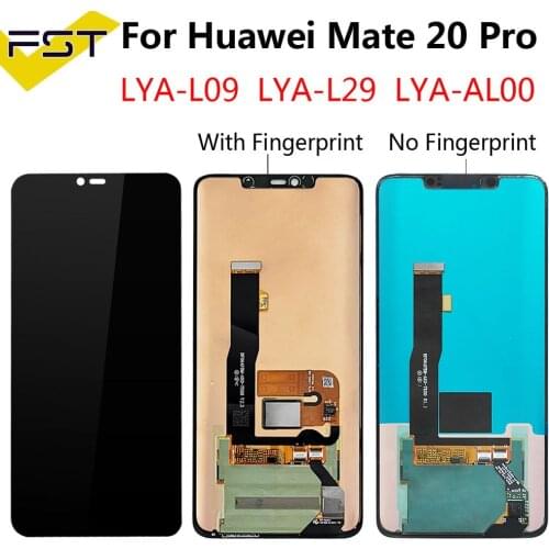 6.39''for Huawei Mate 20 Pro LCD Display+Touch Screen Digitizer Assembly with Fingerprint For Mate 20Pro Mate20 Pro
