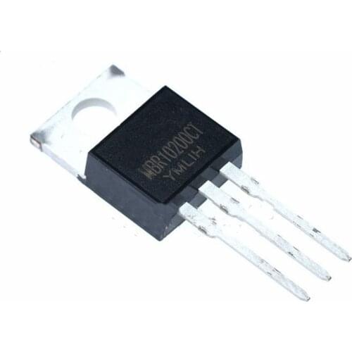 50pcs/lot new original iron head MBR10200CT 10200 is directly inserted into TO-220F