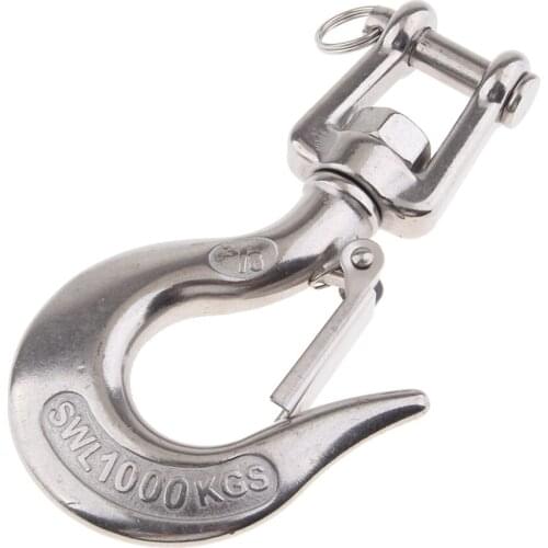 1000KG Swivel Lifting Silver Clevis Hook Rigging Accessories 3/8"