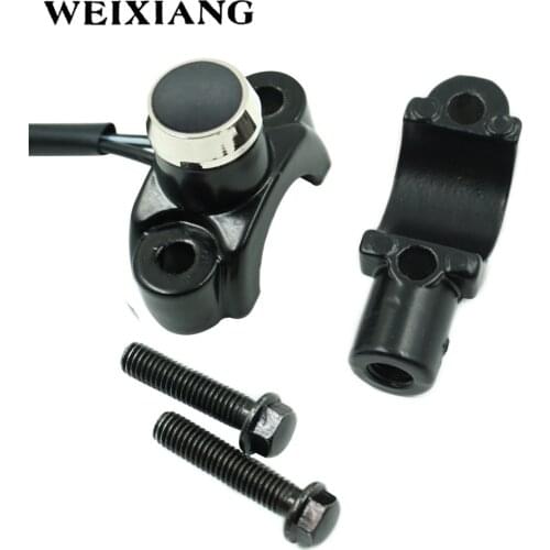22mm M10 Motorcycle Handlebar Mount Switch Horn Button Power Start Switches With Wire Harness