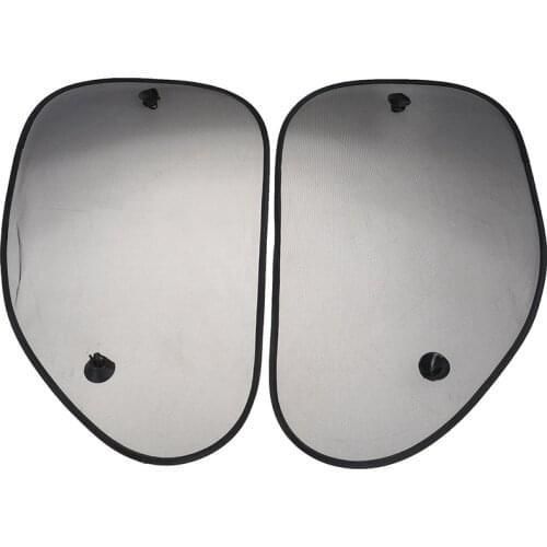 2x Automobile Side Window Sunshade Rear Anti Ultraviolet Childrens Baby Block Net Is Suitable For Automobile Sunshade Grid