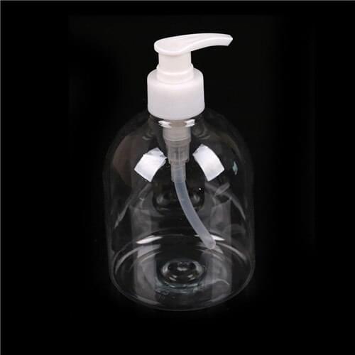 500ml Plastic Bathroom Hotel Liquid Soap Foam Dispenser Clear Foam Make Up Shampoo Lotion Containers Cleanser Hand Pump Bottles