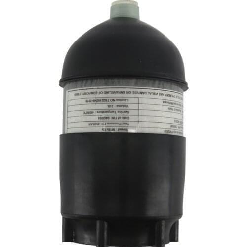 AC50201 Pellet Gun Steel 2L CE 300bar Pcp Paintball Tank Carbon Fiber Cylinder Compressed Air Rifle Pcp Protective Cover