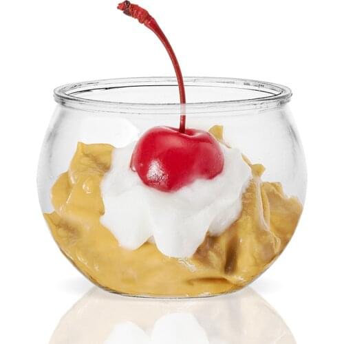 Promotion - Party Wedding Festival Suppliers, 50*42mm/80ml Disposable Plastic Tableware Dessert Bowl, 10/Pack