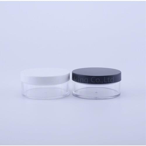 Puff box 500pcs 50g loose powder jar, 50ml empty loose powder jar with rotating sifter