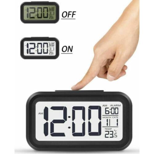 Alarm Clock With LED Digital LCD Snooze Backlight Light Control Electronic Alarm Clock Modern Alarm Clocks Calendar Dropshipping