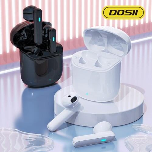 DOSII TWS Bluetooth Earphones Wireless Earbuds For Huawei Sony Redmi Stereo Headsets Game low latency Headphones With Microphone