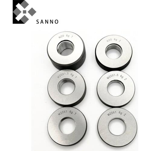 Thread ring gauge M14 / M16 / M20 / M24 x2, x1.5, x1 high precision screw thread metric go & no go gauges
