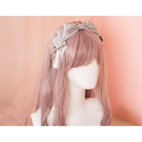 Lolita Headdress Handmade Bowknot KC Hair Hoop Hair Clip Hair Accessories Lolita earring B1447