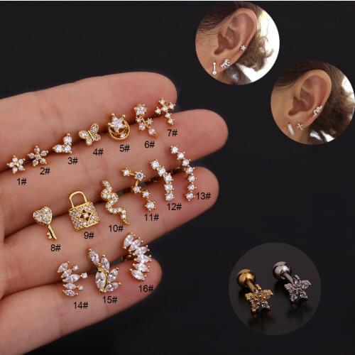 INGCHAU Piercing Earrings