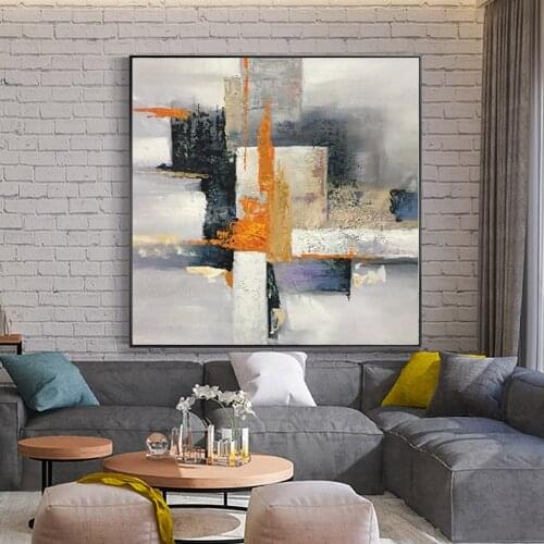 Handmade Oil Painting On Canvas Large Size Wall Art Modern Abstract Mural For Living Room Decoration Picture Hand Painted Custom