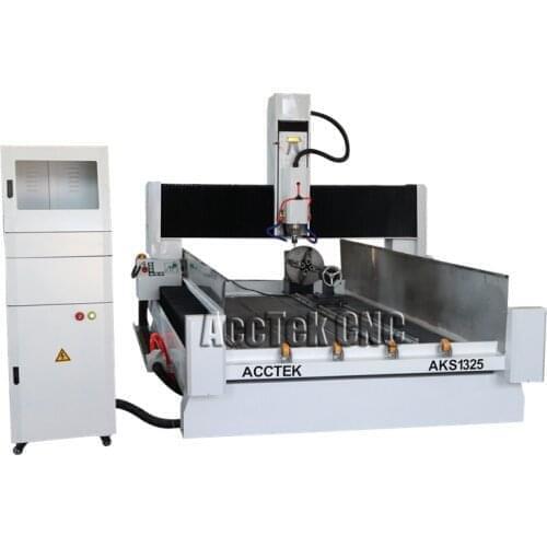 Heavy Duty Body 3D Stone Carving Cnc Router Machine , Marble Stone Cutting Machine for Granite Engraving