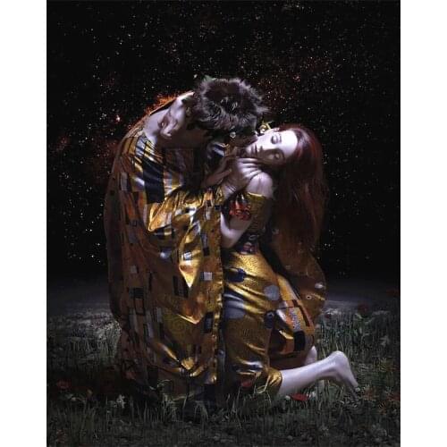 New 5D Diamond painting Couples Cross stitch Kit rhinestones embroidery Couples 3D square Diamond mosaic Needlework Pattern P994