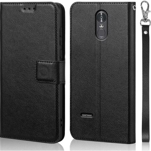 Luxury Flip Case for LG Stylus 3 / Stylo 3 Cover Original Book Design Leather Phone Coque Wallet Capa Stand With Strap Card