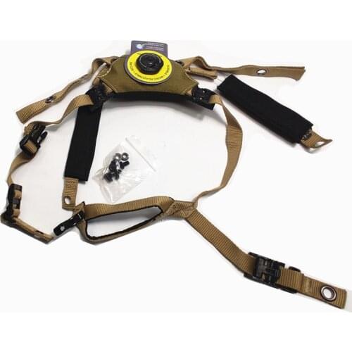 Wendy Helmet Suspension System Helmet Lanyard FAST MICH Military Airsoft Outdoor Hunting BK/DE/RG Helmet Accessies