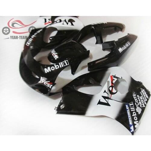 High quality Chinese fairings for Suzuki SRAD GSXR750/600 1996 1997 1998 2000 GSXR 600 750 96-00 black WEST fairing bodywork