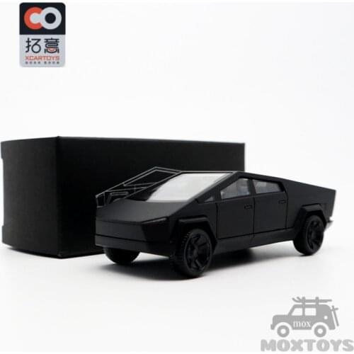 Xcartoys 1:64 Tesla Cybertruck Pickup Truck 01 Black Diecast Model Car