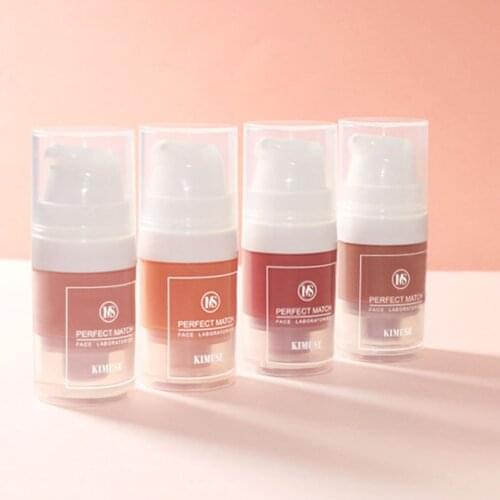 Face Liquid Blush Face Rouge Makeup Long-lasting Moisturize Natural Cheek Face Blusher Highlighter Cosmetics Tool