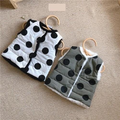 Toddler Girl Vest 0-24M Newest Childrens Double Sided Vest Baby Vest Girl And Boy Plush Vest In Autumn And Winter Baby Clothes