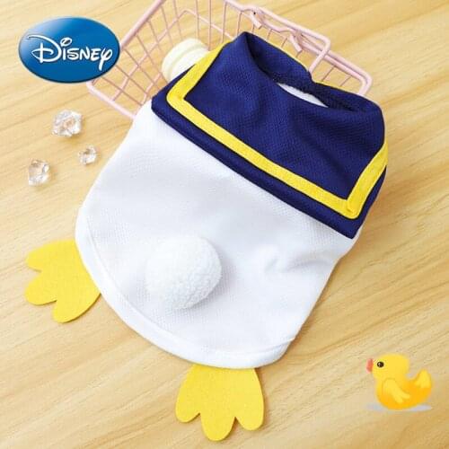 Disney Duckling Vest Spring and Summer Thin Puppy Clothes Teddy Bichon Hiromi Pet Small Dog Cat Summer pet