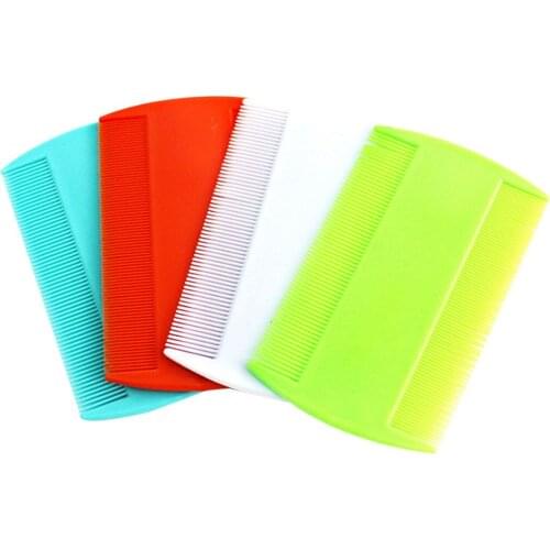 4pcs Flea Lice Combs, Double sided Pet Flea Combs, Cat Dog Pet Grooming Fine Tooth Hair Combs