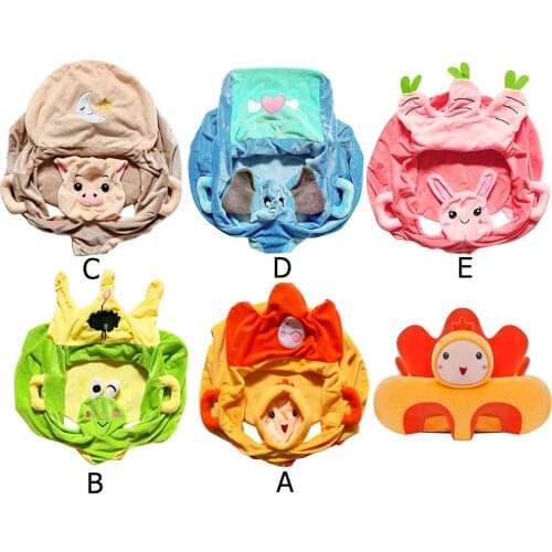 Sofa Support Seat Cover Baby Plush Chair Learning To Sit Comfortable Toddler Nest Puff Washable without Filler Cradle Sofa Chair