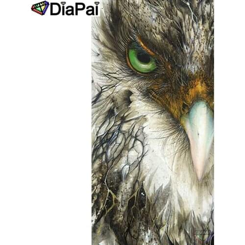 DIAPAI Diamond Painting 5D DIY 100% Full Square/Round Drill "Animal eagle" Diamond Embroidery Cross Stitch 3D Decor A25567
