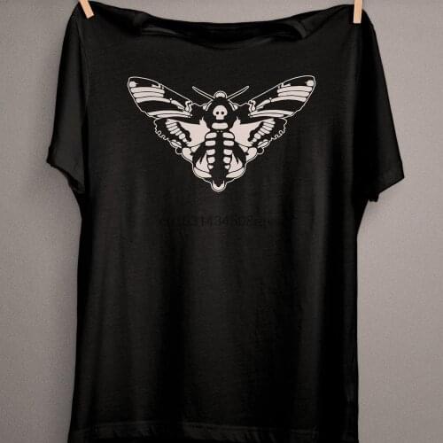 Gothic Clothing Deaths Head Hawk Moth T Shirt Witch Shirt Goth Aesthetic