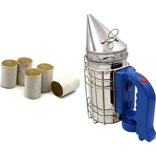 Bee tools Stainless Steel Electric Bee Smoke Transmitter Kit Electric Beekeeping Tool Apiculture Beekeeping Tool Bee Smoker Bee
