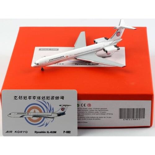 Korean Koryo Air North Korean government plane IL-62M P-882 1/400 Airport Passenger aircraft airliner model Toy