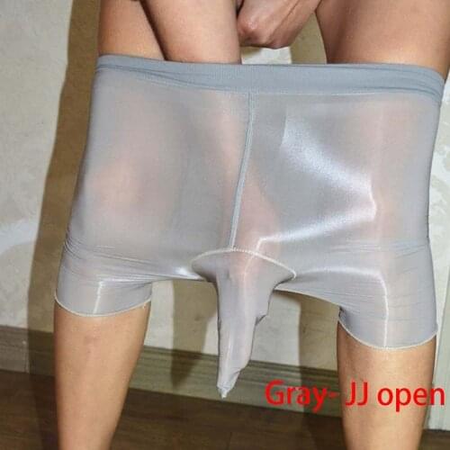Men Penis Pouch Sheath Underwear Transparent Tights Stockings Bodysuit 3 Styles 6 Colors
