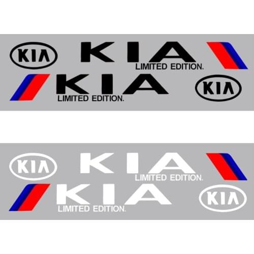 2pcs Car Body Sticker Car Badge Decorate Door Sticker For KIA K2 K3 K5 Sorento Sportage R Rio Soul cap car styling Auto