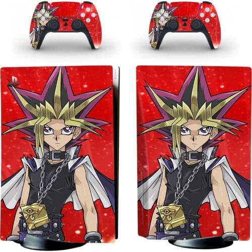 Yu-Gi-Oh PS5 Disc Skin Sticker for Playstation 5 Console & 2 Controllers Decal Vinyl Protective Disk Skins