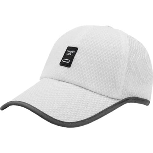 New Men Summer Hat Mesh Baseball Cap Breathable Cool Outdoor Sun Hat 5 Colors