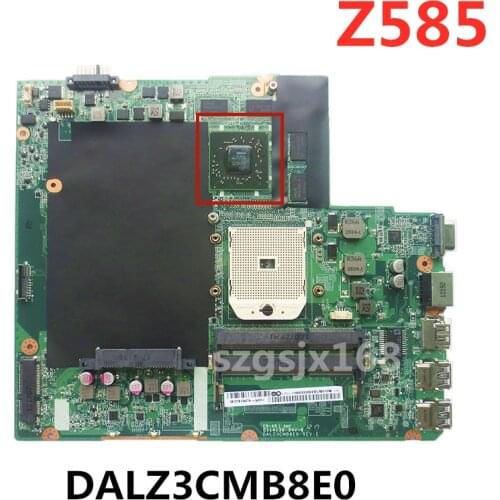 Original for lenovo z585 laptop computer motherboard dalz3cmb8e0 mainboard