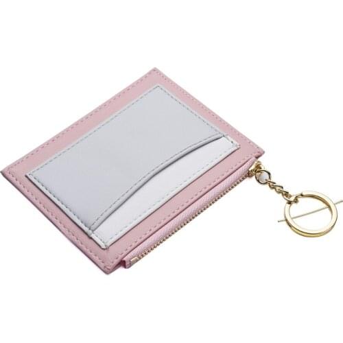 Sale Patchwork Contrast Color Ultra-thin Small Wallet Credit Card Women Man Woman Bank Coin Bag Card Holder ID Business Gift
