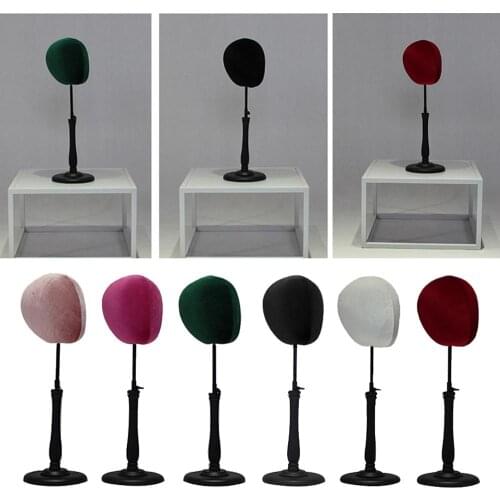 Adjustable Tabletop Hat Stand Mannequin Head Model Wig Cap Display Stand - Lightweight, Strong, Durable and Sturdy