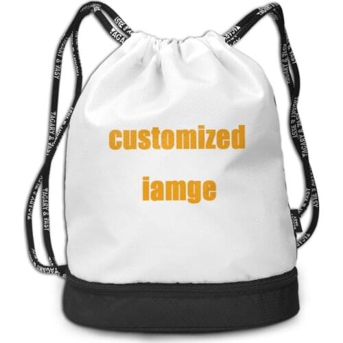 NOISYDESIGNS Customized Drawstring Backpack Multi-FunctionBundle Backpack Women Men Storage Bags Worek Plecak Sznurek