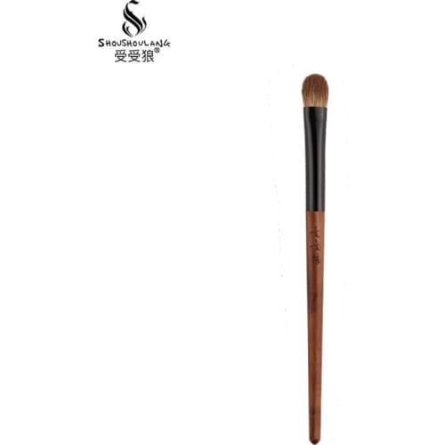 Shoushoulang Professional Handmade Make Up Brush F05 Medium Eye Shadow Brush Soft Cat Tail Hair Makeup Brushes