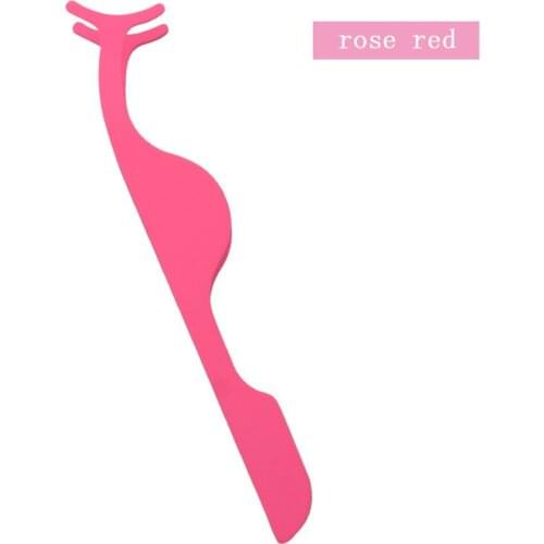 1pcs False Eyelashes Tweezers Beauty Makeup Tools Stainless Auxiliary Fake Eyelash Extension Curler Clip Applicator Accessories