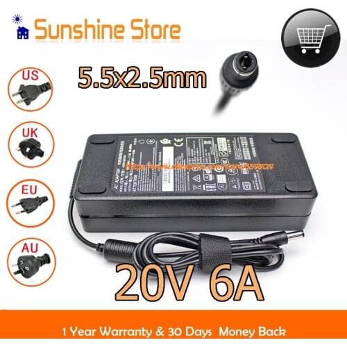 120W Original AOC ADPC20120 PHILIPS Power Adapter 20v 6.0A Charger