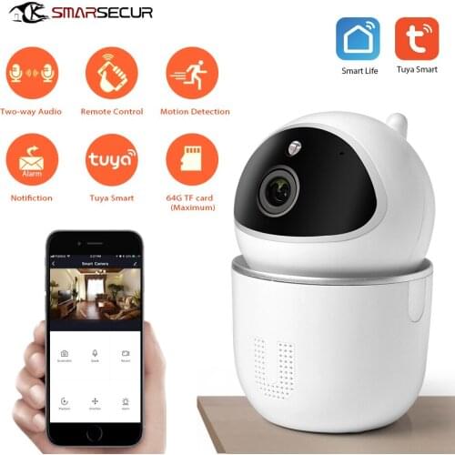 2MP 1080P Wireless Intercom IP Camera Support Tuya Smart Life Home Security System