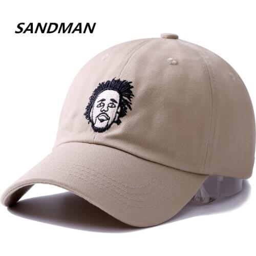 SANDMAN Hip Hop Dreadlock Men Snapback Cap Cotton Baseball Cap For Adult Men Women Dad Hat Bone Gorra
