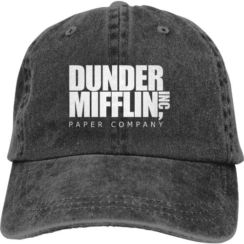 Dunder Mifflin Baseball Cap cowboy hat Peaked cap Cowboy Bebop Hats Men and women hats