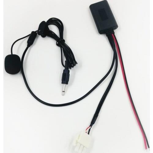 Biurlink 150CM Motor Bluetooth 5.0 Aux Cable Handsfree Microphone Wiring for Goldwing GL1800