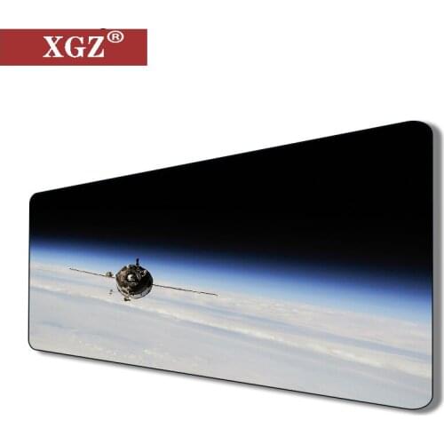 XGZ Airplane Picture Game Big Mouse Pad Non-slip Seaming Table Mat Computer Peripheral Accessories Wrist Pad Portable 400x900mm